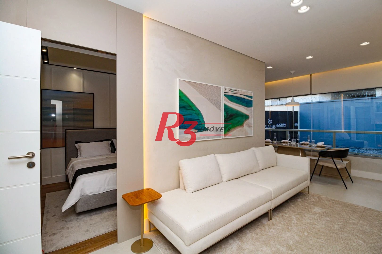 Apartamento com 1 dormitório à venda, 50 m² por R$ 600.000,00 - Marapé - Santos/SP