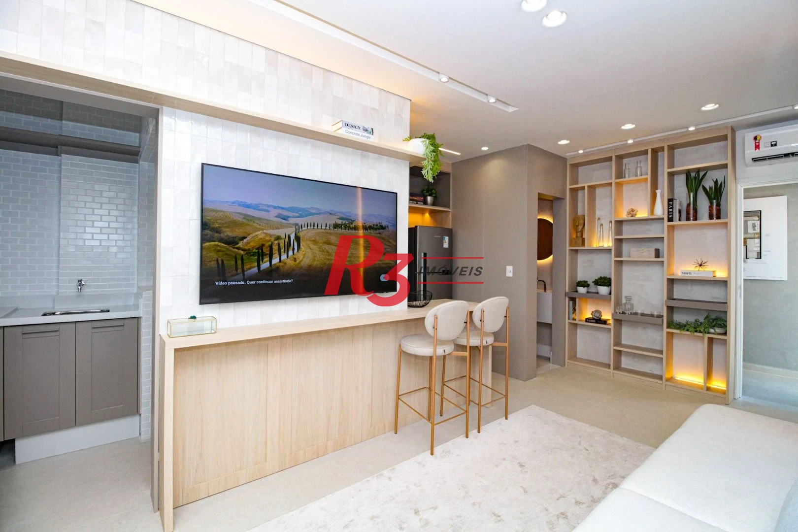 Apartamento com 1 dormitório à venda, 50 m² por R$ 600.000,00 - Marapé - Santos/SP
