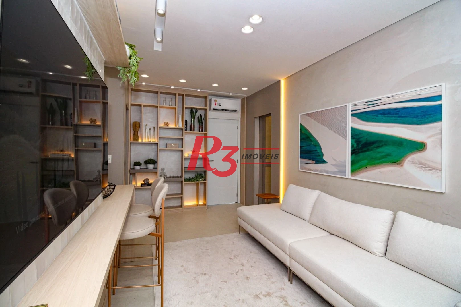 Apartamento com 1 dormitório à venda, 50 m² por R$ 600.000,00 - Marapé - Santos/SP