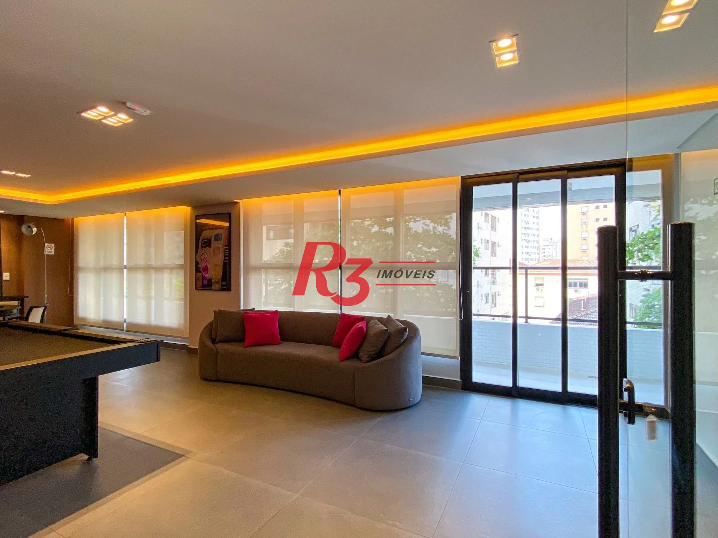 Apartamento com 1 suíte + lavabo -  à venda, 59 m² por R$ 998.000,00 - Ponta da Praia - Santos/SP