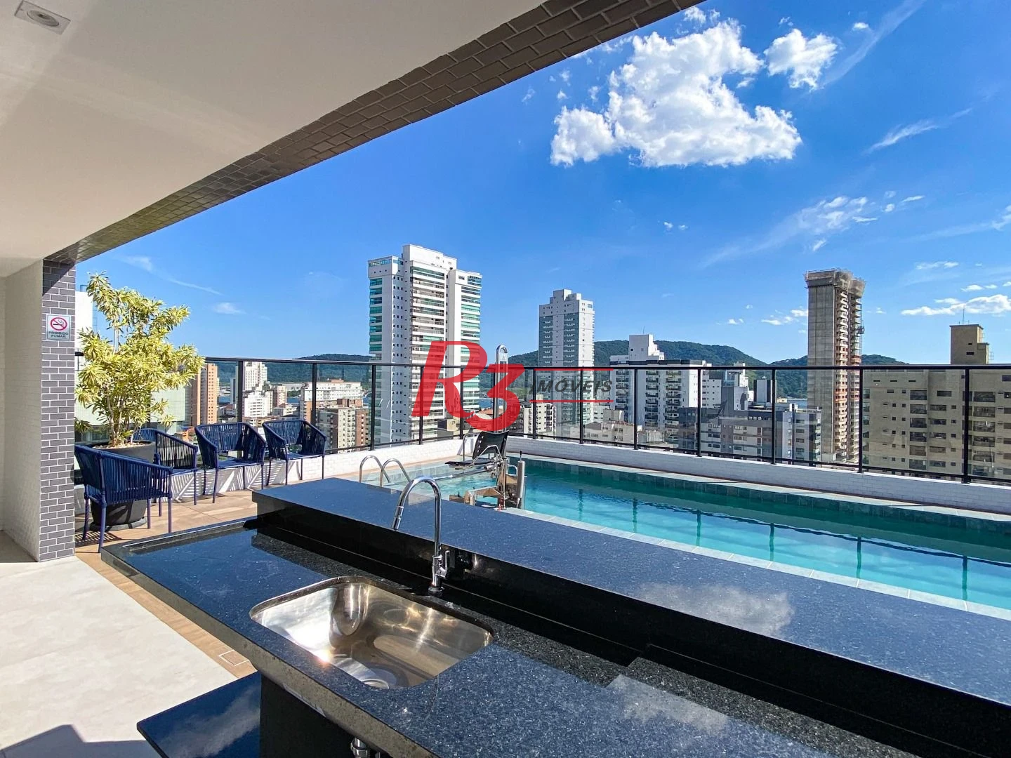 Apartamento com 1 suíte + lavabo -  à venda, 59 m² por R$ 998.000,00 - Ponta da Praia - Santos/SP