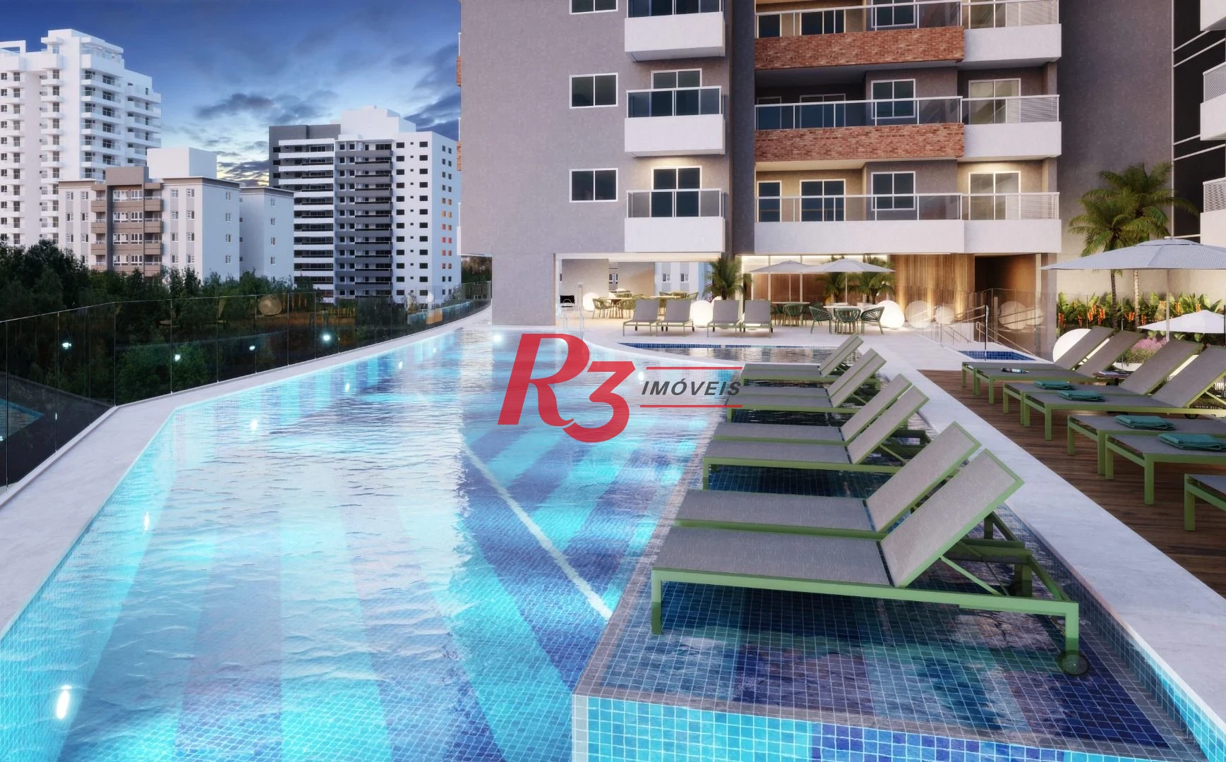Apartamento à venda, 89 m² por R$ 1.350.000,00 - Encruzilhada - Santos/SP