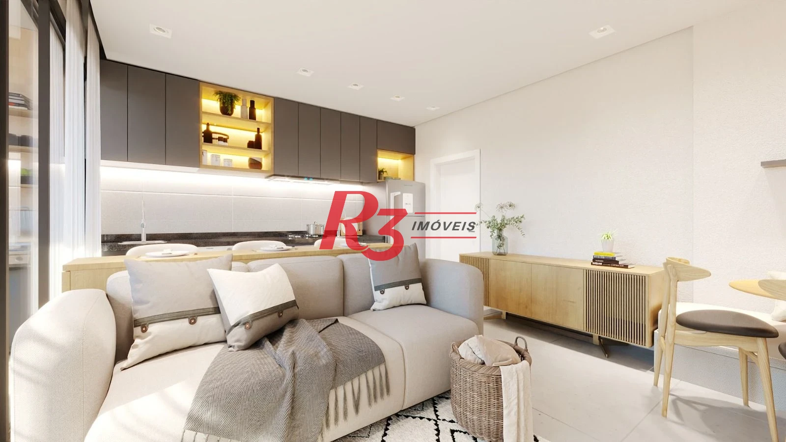 Apartamento com 2 dormitórios, 65 m² - venda por R$ 1.180.000,00 ou aluguel por R$ 7.000,00/mês - Ponta da Praia - Santos/SP