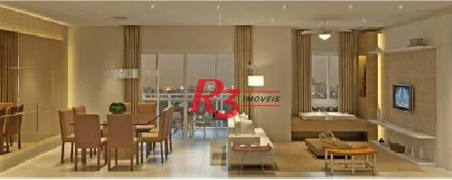 Apartamento com 3 dormitórios à venda, 111 m² por R$ 1.150.000,00 - Ponta da Praia - Santos/SP