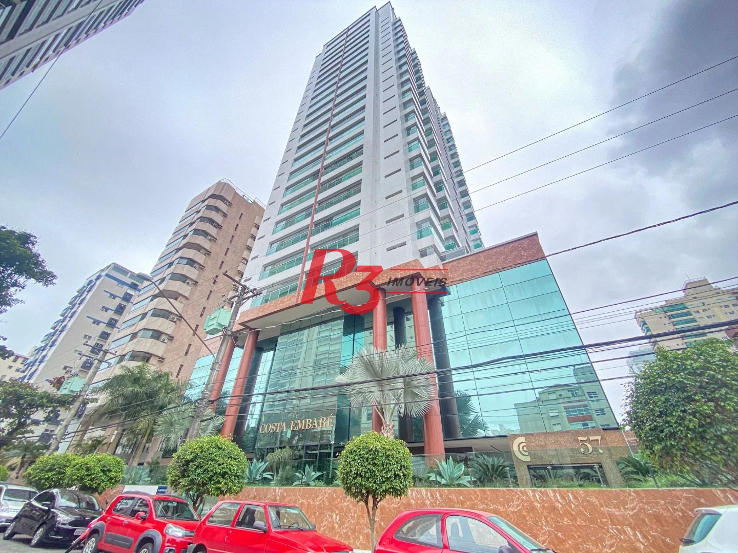 Apartamento com 2 dormitórios para alugar, 119 m² por R$ 12.000,02/mês - Embaré - Santos/SP