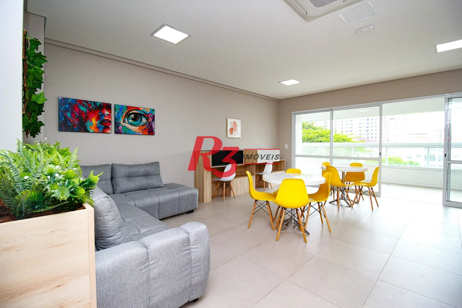 Apartamento com 3 dormitórios à venda, 125 m² por R$ 1.950.000,00 - Embaré - Santos/SP