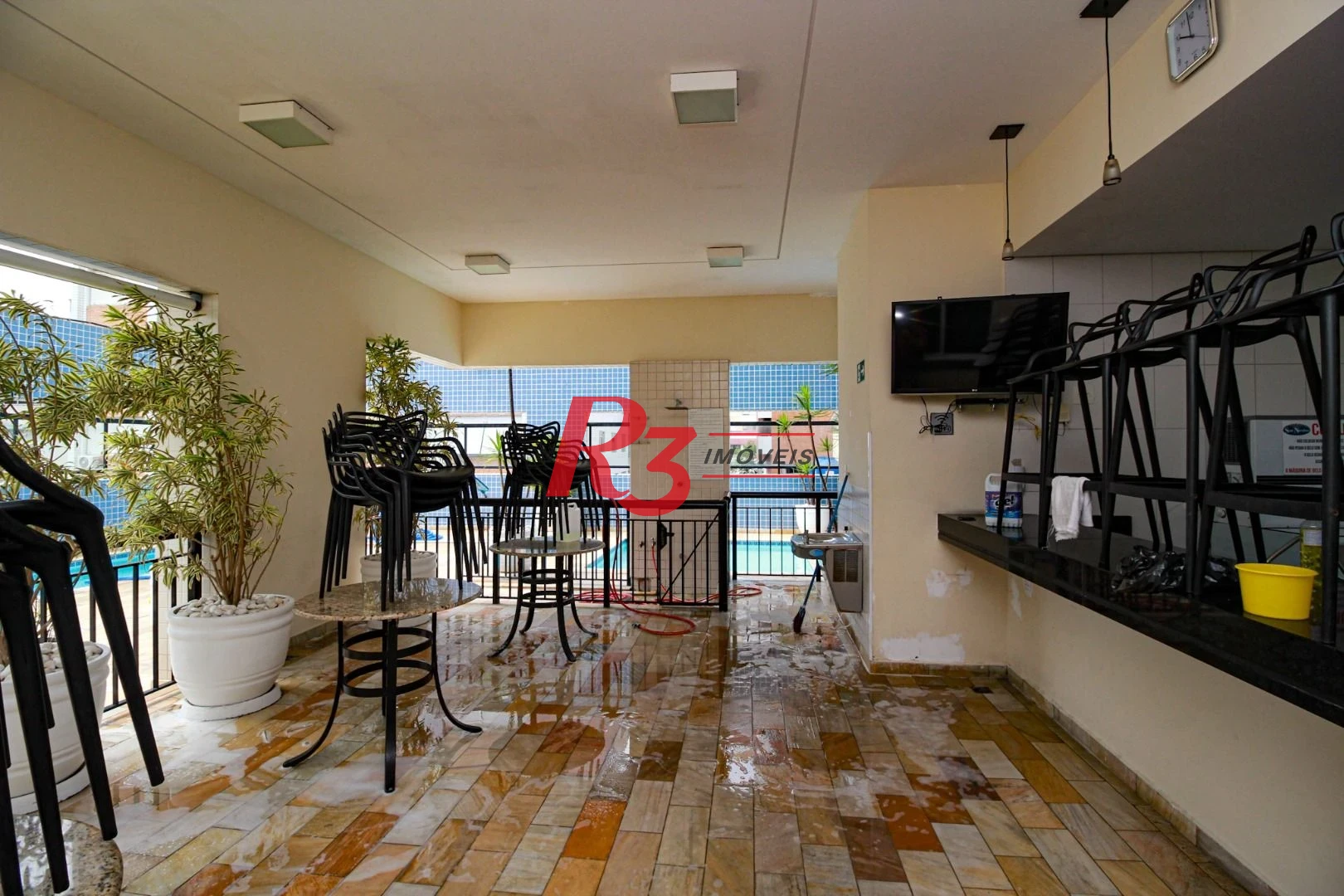 Apartamento com 3 dormitórios à venda, 128 m² por R$ 1.850.000,00 - Gonzaga - Santos/SP