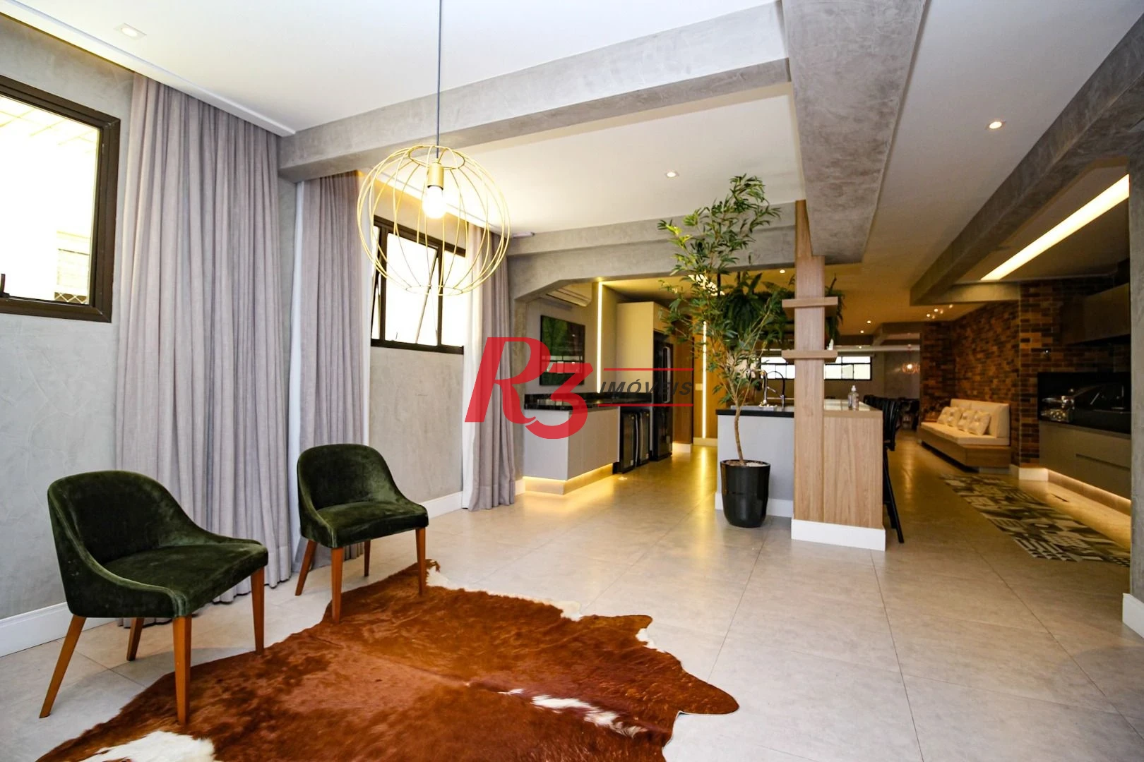Apartamento com 3 dormitórios à venda, 235 m² por R$ 2.990.000,00 - Gonzaga - Santos/SP