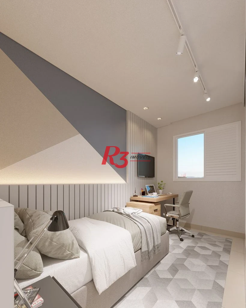 Apartamento à venda, 38 m² por R$ 560.000,00 - Macuco - Santos/SP