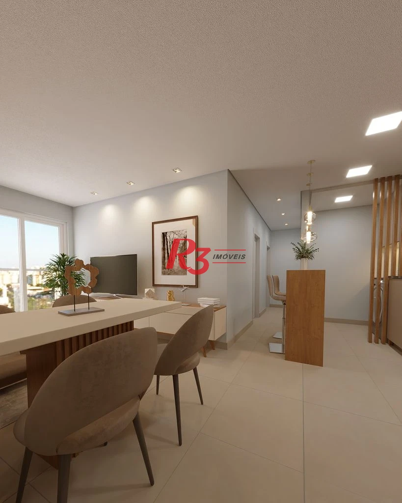 Apartamento à venda, 38 m² por R$ 560.000,00 - Macuco - Santos/SP