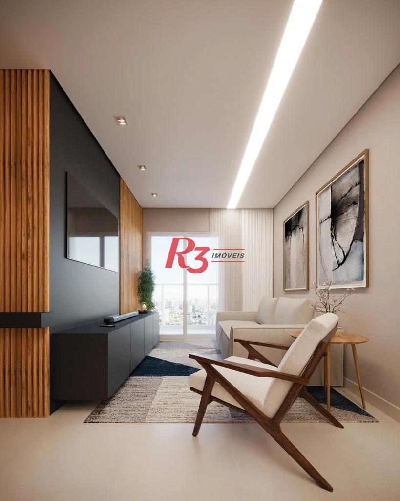 Apartamento à venda, 38 m² por R$ 560.000,00 - Macuco - Santos/SP