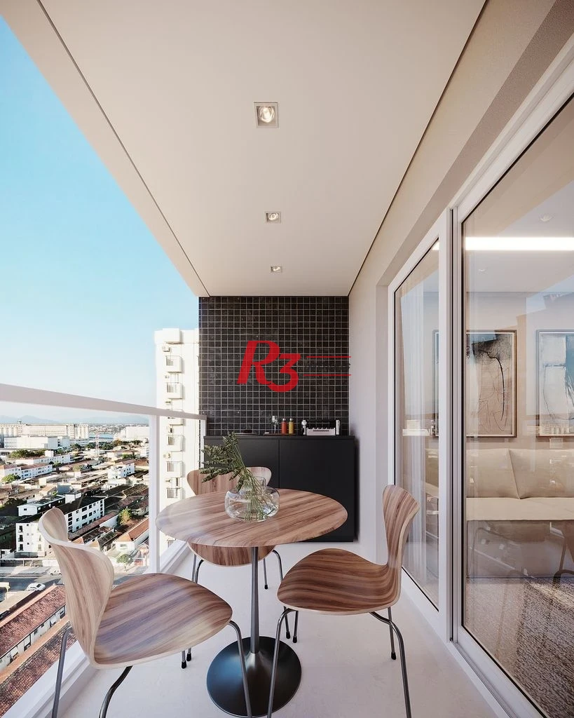 Apartamento à venda, 38 m² por R$ 560.000,00 - Macuco - Santos/SP