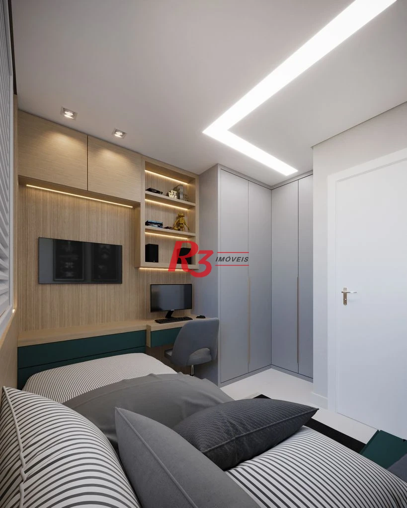 Apartamento à venda, 38 m² por R$ 560.000,00 - Macuco - Santos/SP