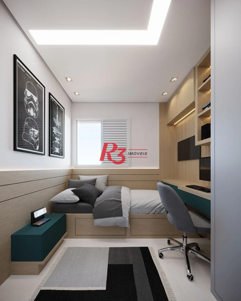 Apartamento à venda, 38 m² por R$ 560.000,00 - Macuco - Santos/SP