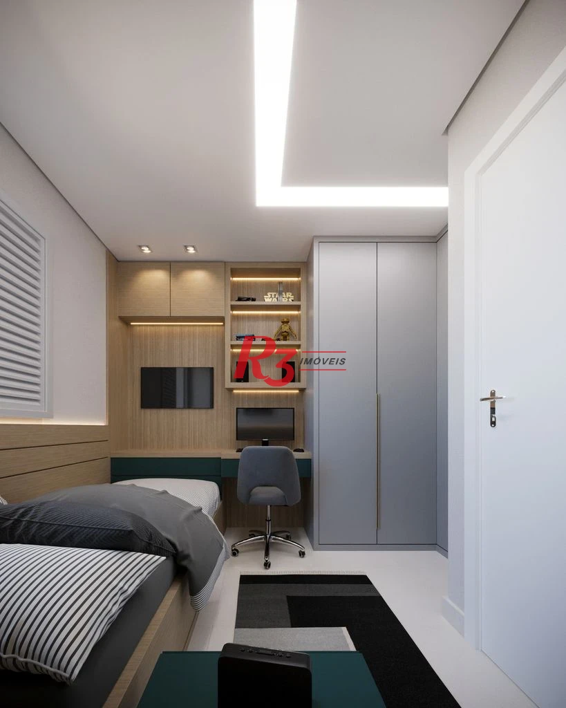 Apartamento à venda, 38 m² por R$ 560.000,00 - Macuco - Santos/SP