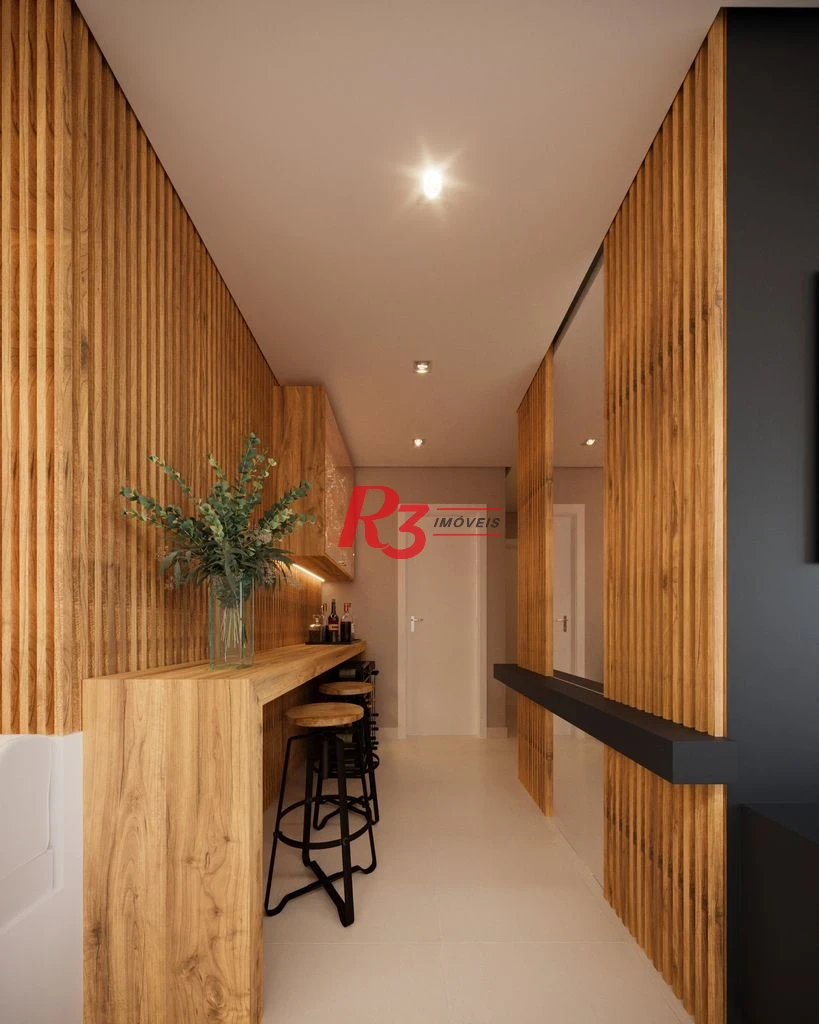 Apartamento à venda, 38 m² por R$ 560.000,00 - Macuco - Santos/SP