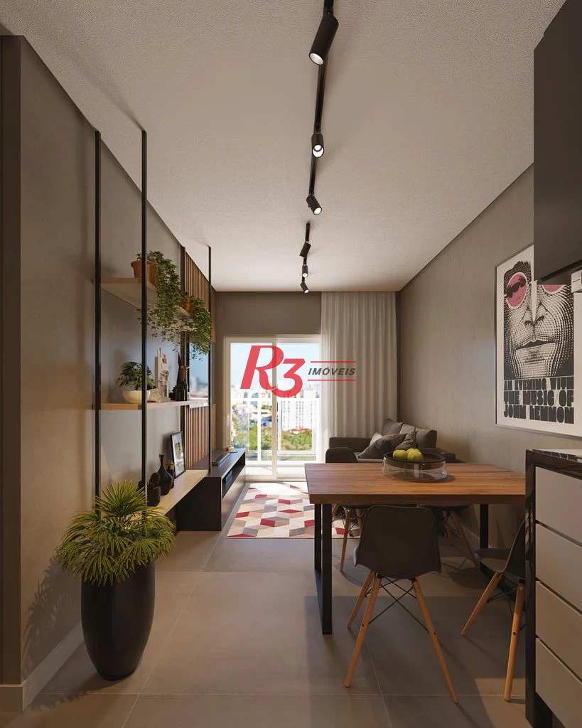 Apartamento à venda, 38 m² por R$ 560.000,00 - Macuco - Santos/SP