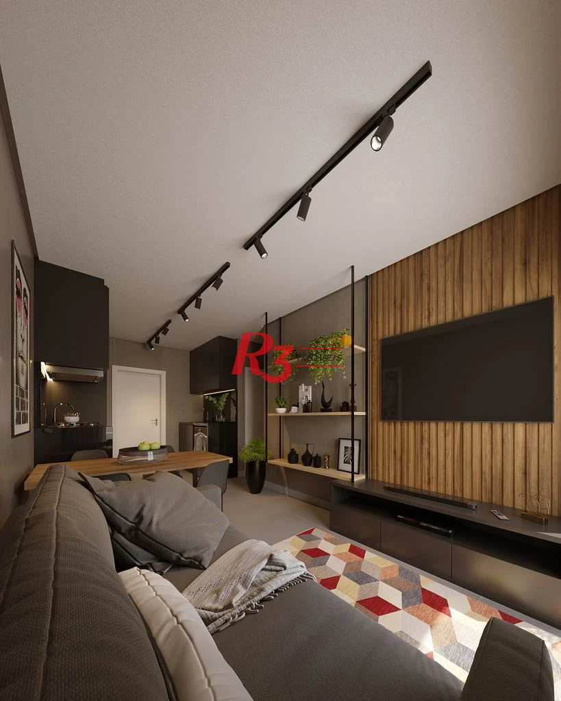 Apartamento à venda, 38 m² por R$ 560.000,00 - Macuco - Santos/SP