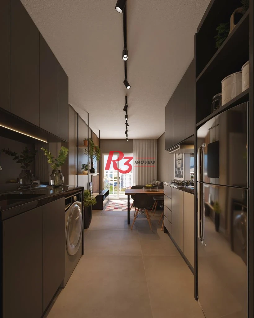 Apartamento à venda, 38 m² por R$ 560.000,00 - Macuco - Santos/SP