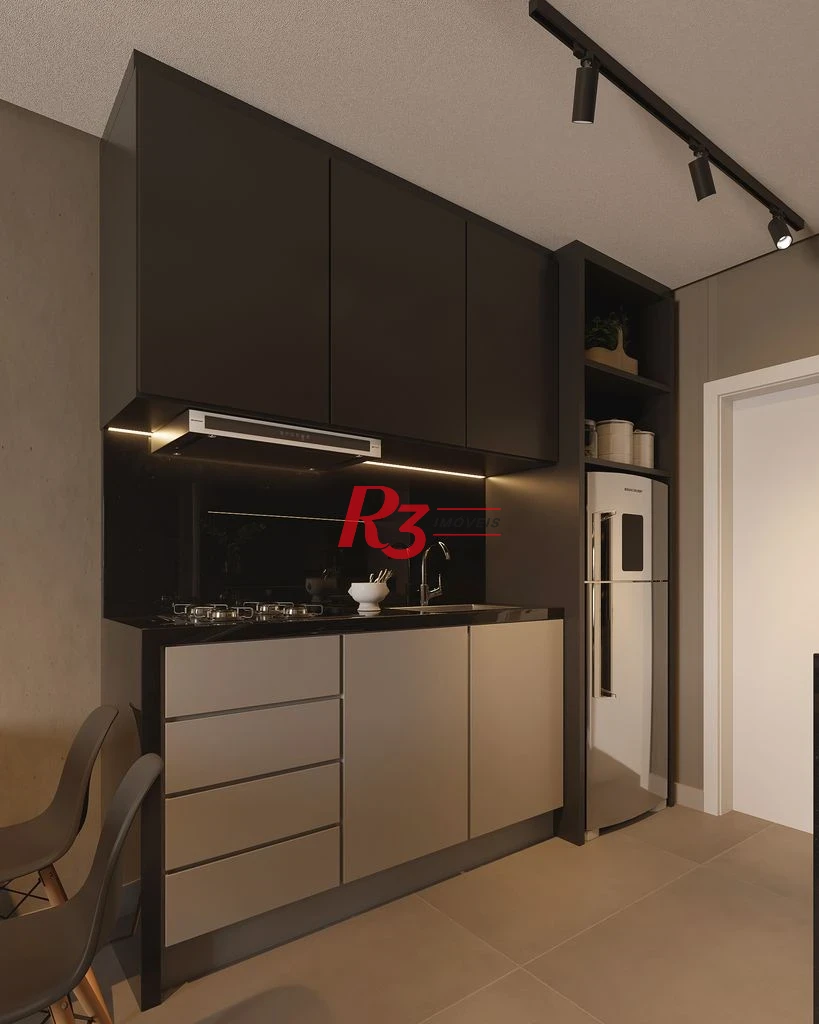 Apartamento à venda, 38 m² por R$ 560.000,00 - Macuco - Santos/SP