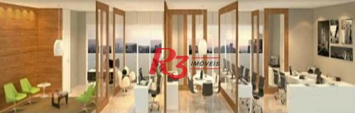 Sala para alugar, 43 m² por R$ 3.200,00/mês - Encruzilhada - Santos/SP