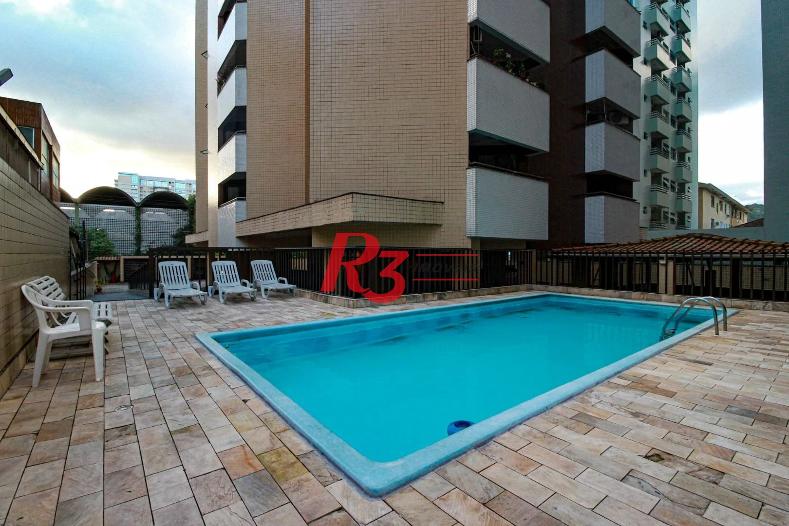 Apartamento para alugar, 51 m² por R$ 3.300,00/mês - Vila Matias - Santos/SP