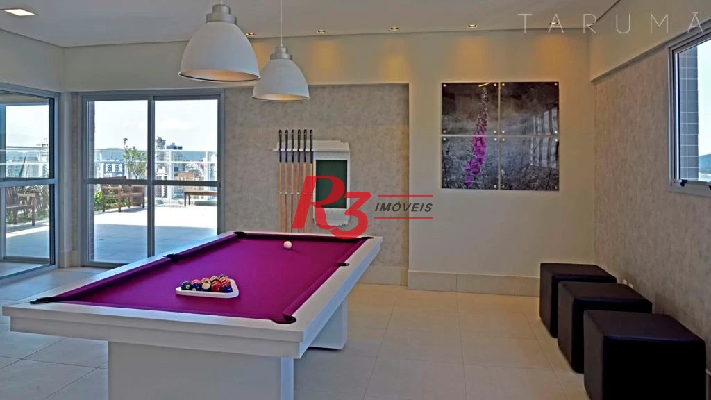 Apartamento com 1 dormitório para alugar, 45 m² por R$ 5.600,00/mês - Boqueirão - Santos/SP