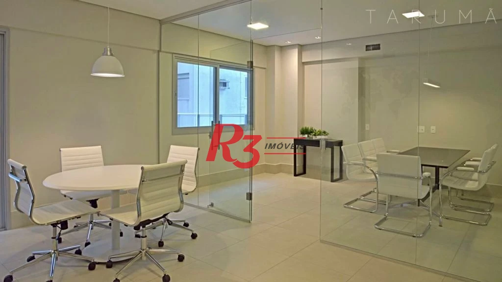Apartamento com 1 dormitório para alugar, 45 m² por R$ 5.600,00/mês - Boqueirão - Santos/SP
