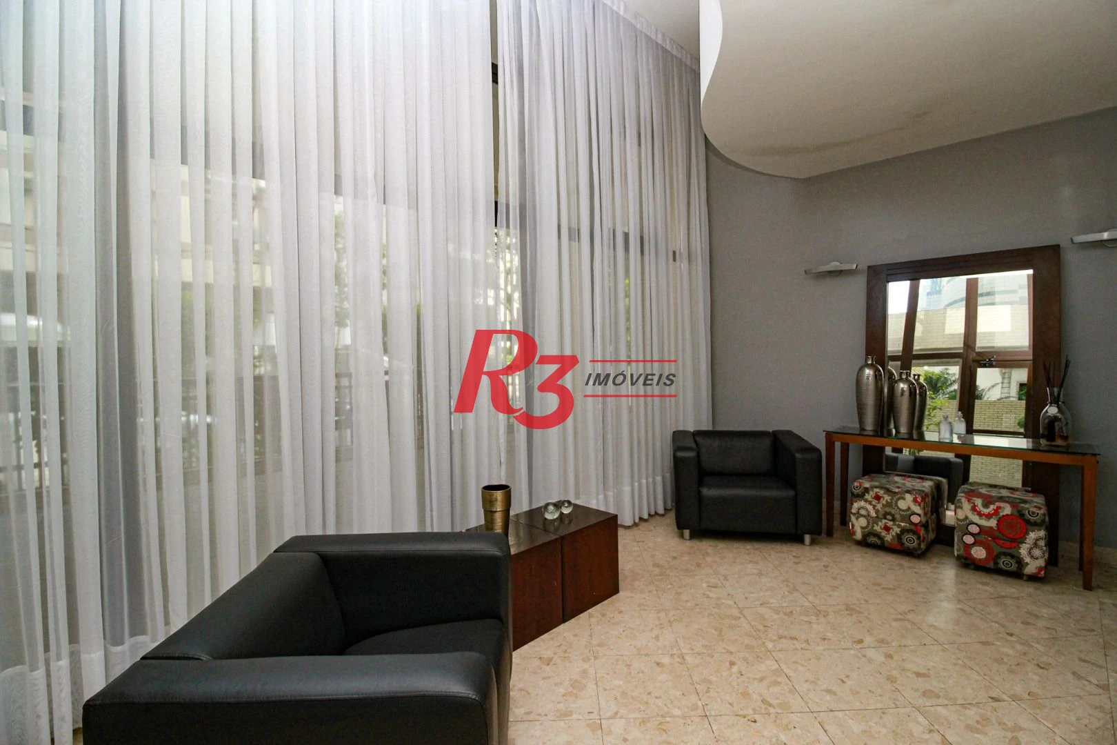 Apartamento com 3 dormitórios à venda, 212 m² por R$ 2.100.000,00 - Boqueirão - Santos/SP