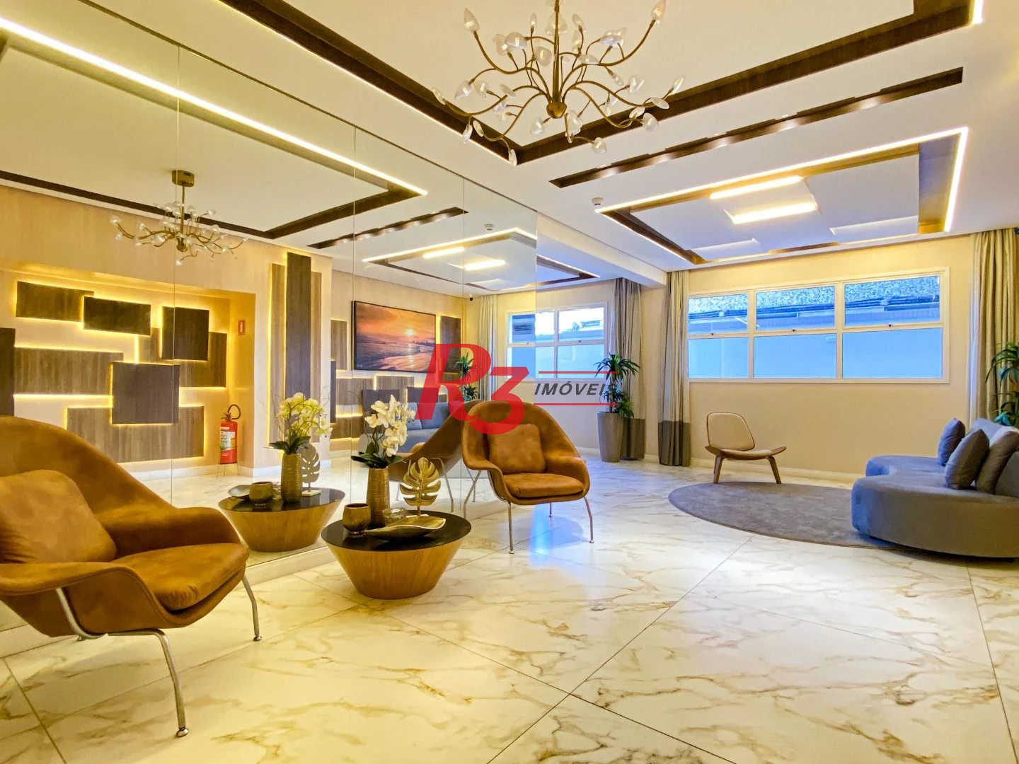 Apartamento com 3 dormitórios à venda, 137 m² por R$ 2.805.000,00 - José Menino - Santos/SP