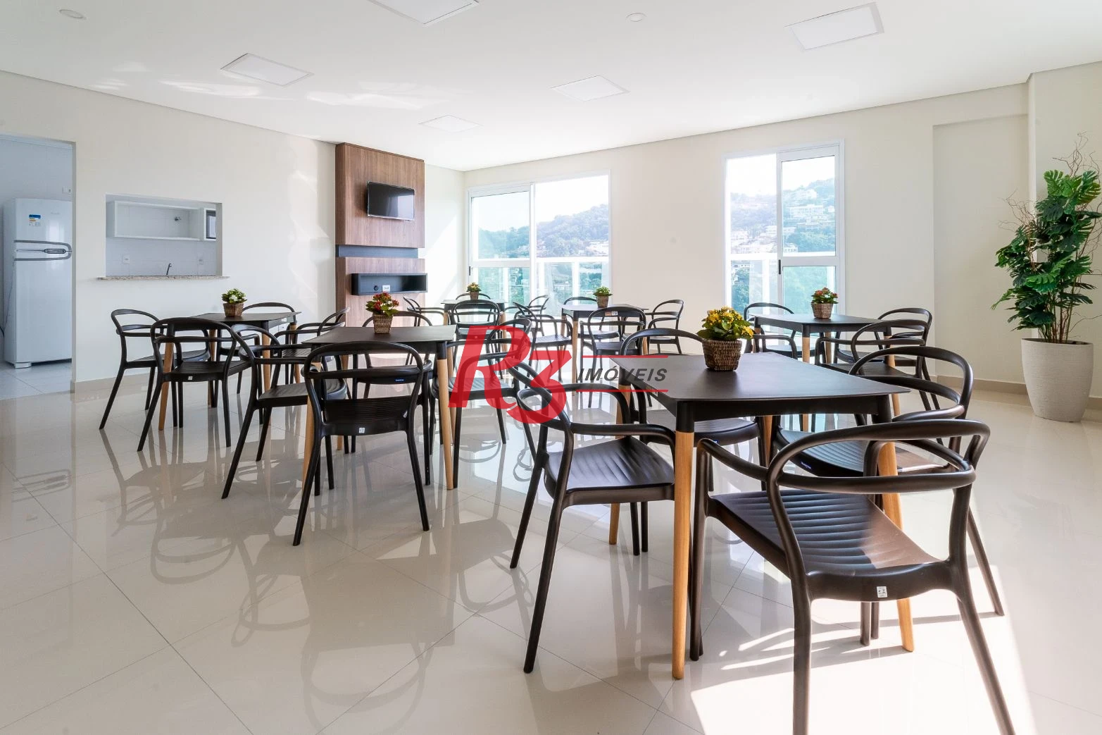 Apartamento com 1 dormitório à venda, 54 m² por R$ 735.000,00 - José Menino - Santos/SP
