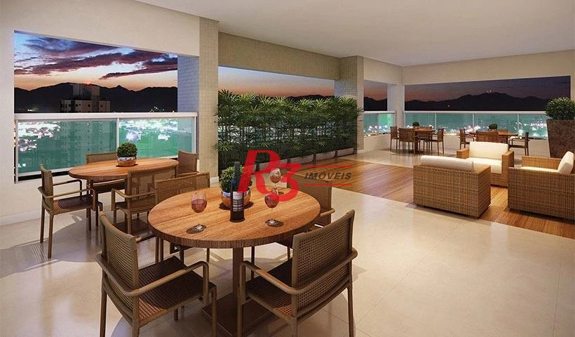 Apartamento com 2 dormitórios à venda, 63 m² por R$ 789.000,00 - Campo Grande - Santos/SP