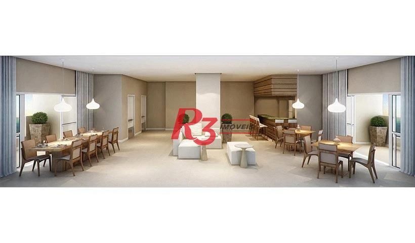 Apartamento com 2 dormitórios à venda, 63 m² por R$ 789.000,00 - Campo Grande - Santos/SP