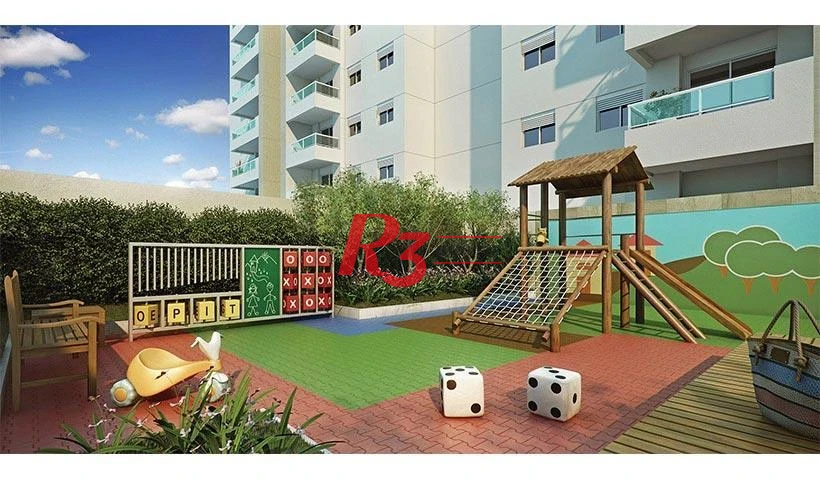 Apartamento com 2 dormitórios à venda, 63 m² por R$ 789.000,00 - Campo Grande - Santos/SP
