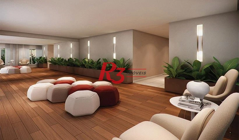 Apartamento com 2 dormitórios à venda, 63 m² por R$ 789.000,00 - Campo Grande - Santos/SP