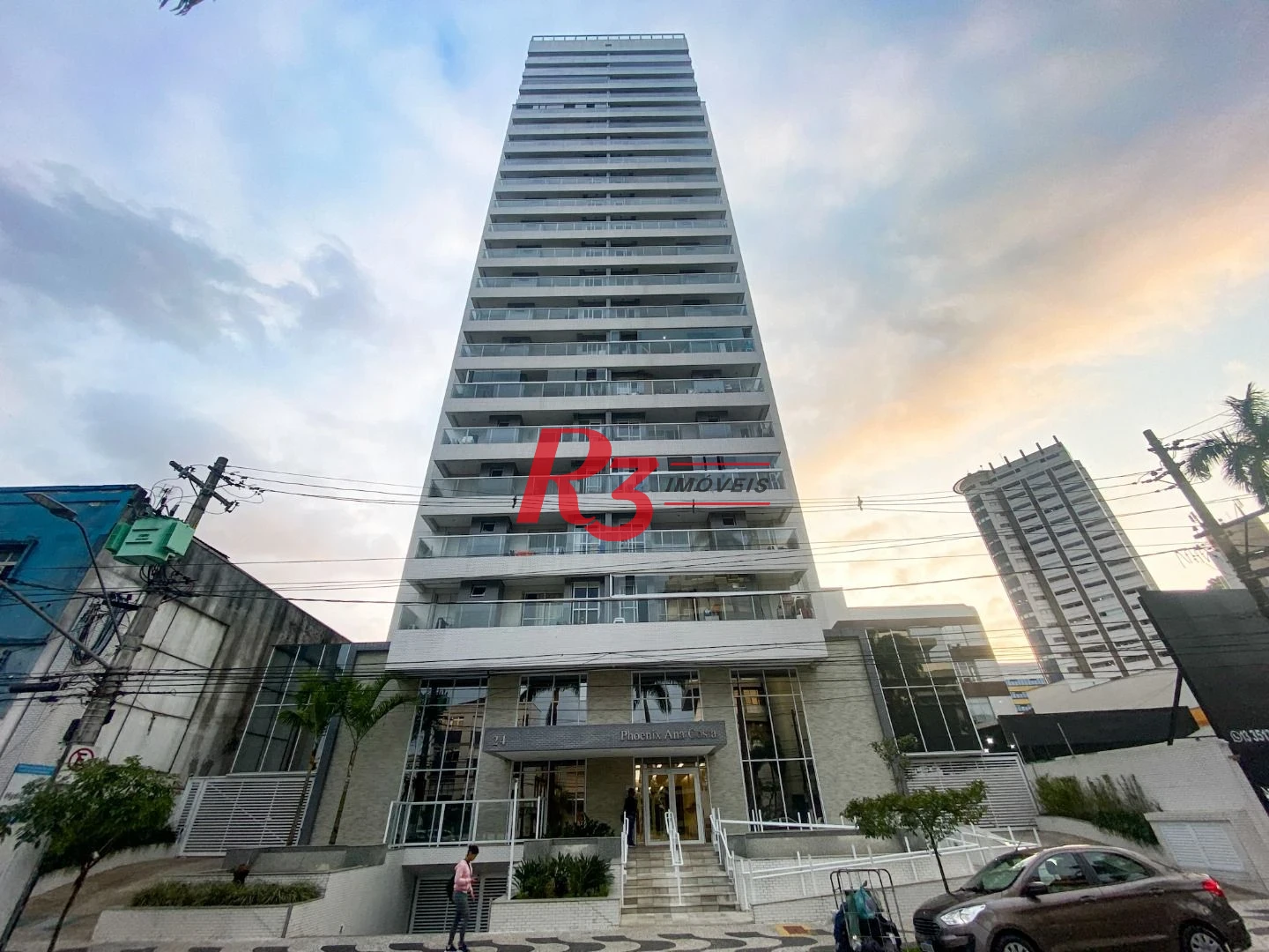 Apartamento com 2 dormitórios para alugar, 58 m² por R$ 5.500,00/mês - Vila Matias - Santos/SP
