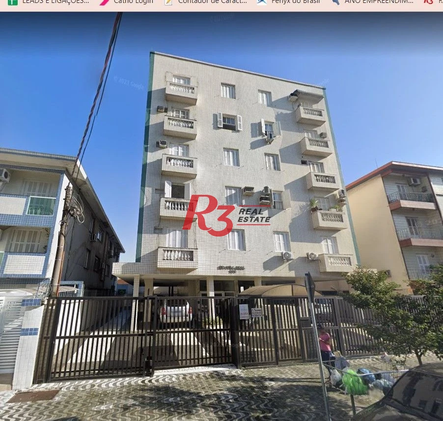 Apartamento com 3 dormitórios para alugar, 131 m² por R$ 4.900,02/mês - Embaré - Santos/SP