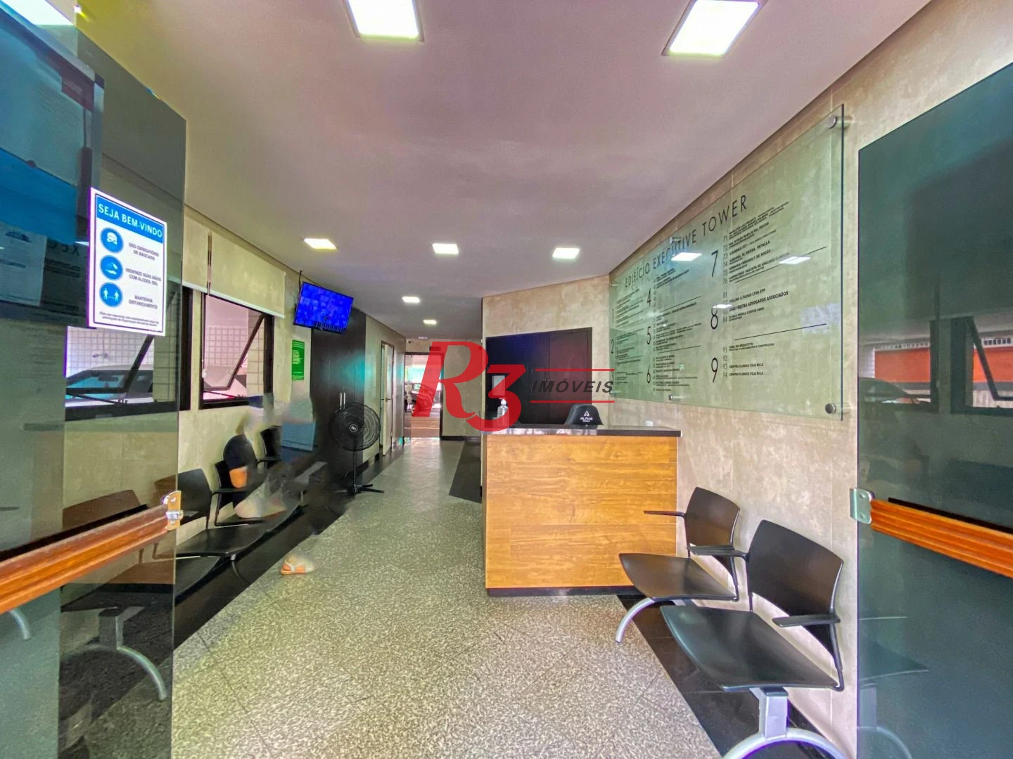 Sala para alugar, 68 m² por R$ 3.200,00/mês - Campo Grande - Santos/SP