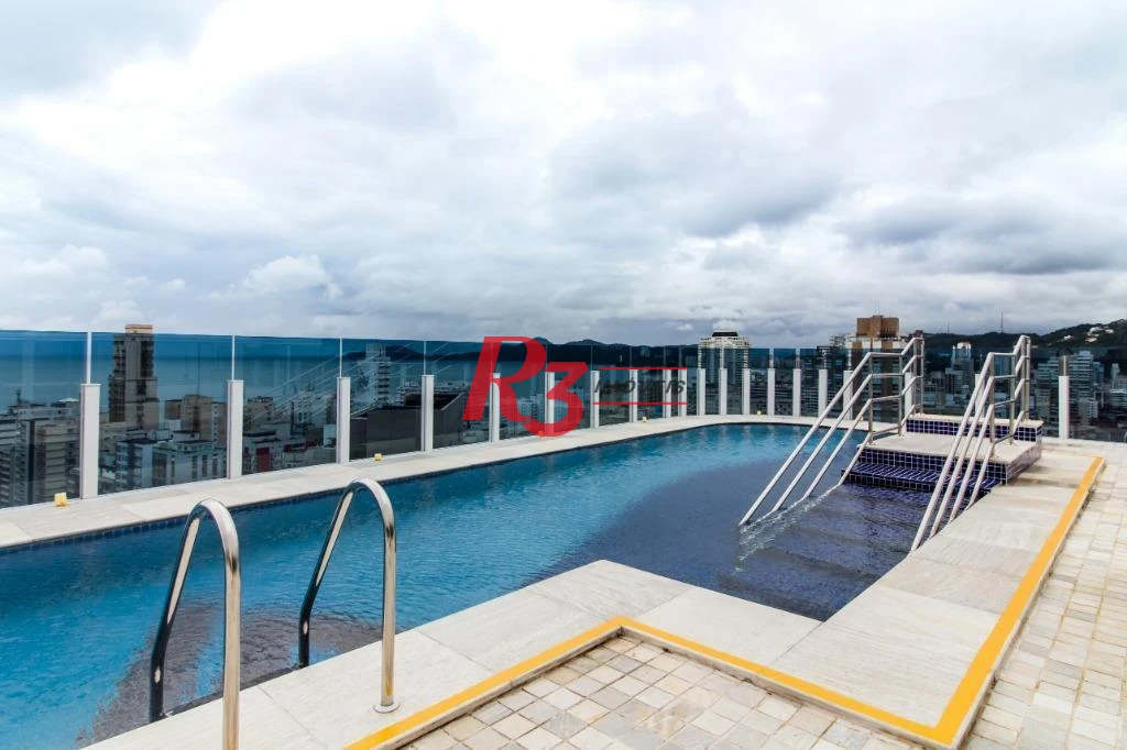 Apartamento para alugar, 143 m² por R$ 13.000,08/mês - Boqueirão - Santos/SP
