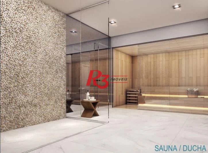 Apartamento para alugar, 143 m² por R$ 13.000,08/mês - Boqueirão - Santos/SP