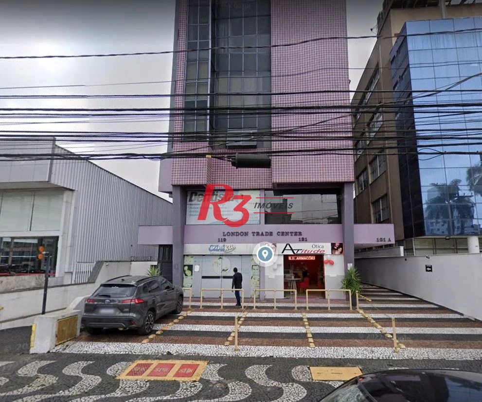 Sala para alugar, 72 m² por R$ 2.500,00/mês - Encruzilhada - Santos/SP