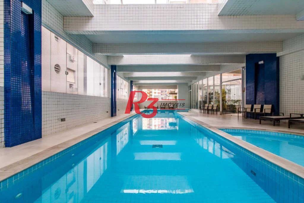 Apartamento com 2 dormitórios para alugar, 109 m² por R$ 7.500,00/mês - Gonzaga - Santos/SP