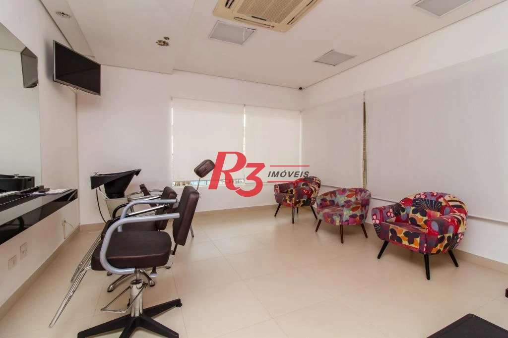 Apartamento com 2 dormitórios para alugar, 109 m² por R$ 7.500,00/mês - Gonzaga - Santos/SP