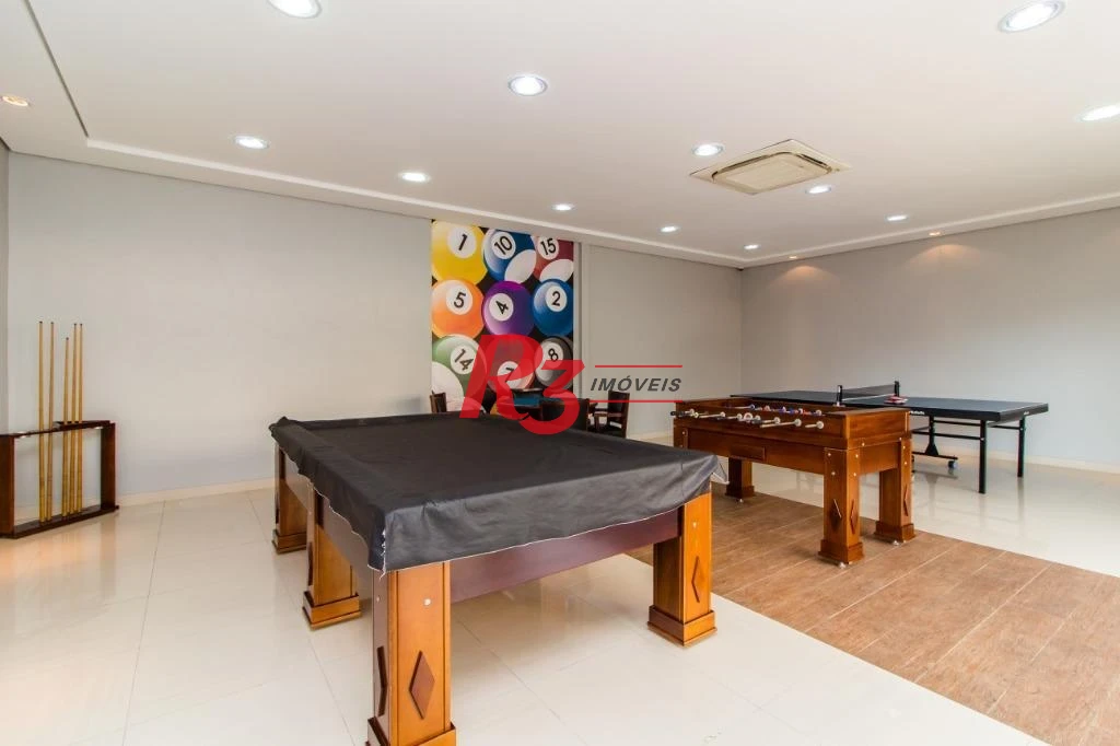 Apartamento com 2 dormitórios para alugar, 109 m² por R$ 7.500,00/mês - Gonzaga - Santos/SP
