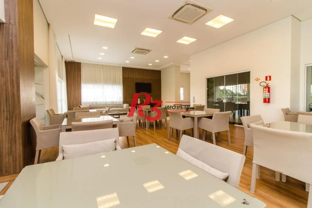 Apartamento com 2 dormitórios para alugar, 109 m² por R$ 7.500,00/mês - Gonzaga - Santos/SP