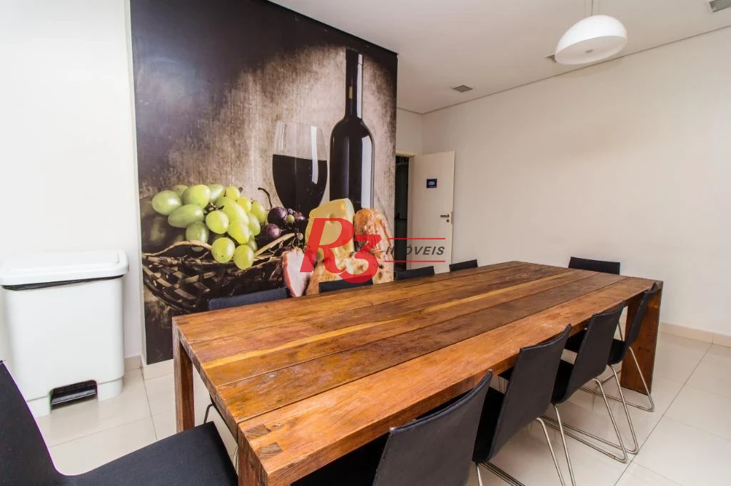 Apartamento com 2 dormitórios para alugar, 109 m² por R$ 7.500,00/mês - Gonzaga - Santos/SP