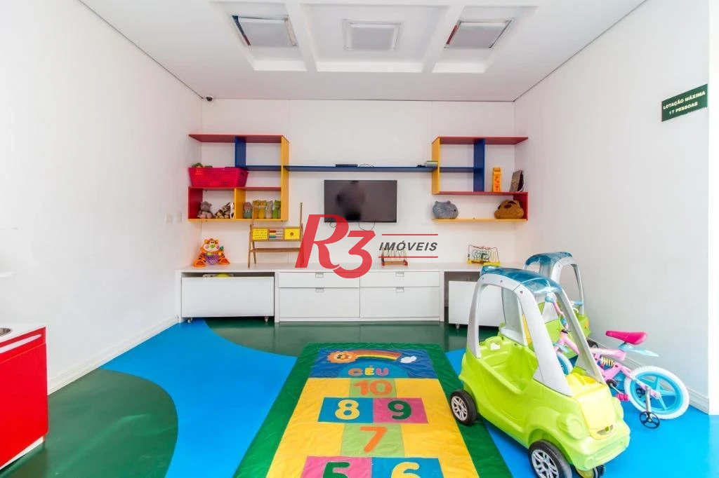 Apartamento com 2 dormitórios para alugar, 109 m² por R$ 7.500,00/mês - Gonzaga - Santos/SP