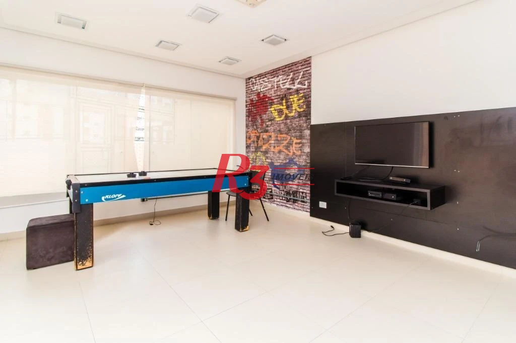Apartamento com 2 dormitórios para alugar, 109 m² por R$ 7.500,00/mês - Gonzaga - Santos/SP