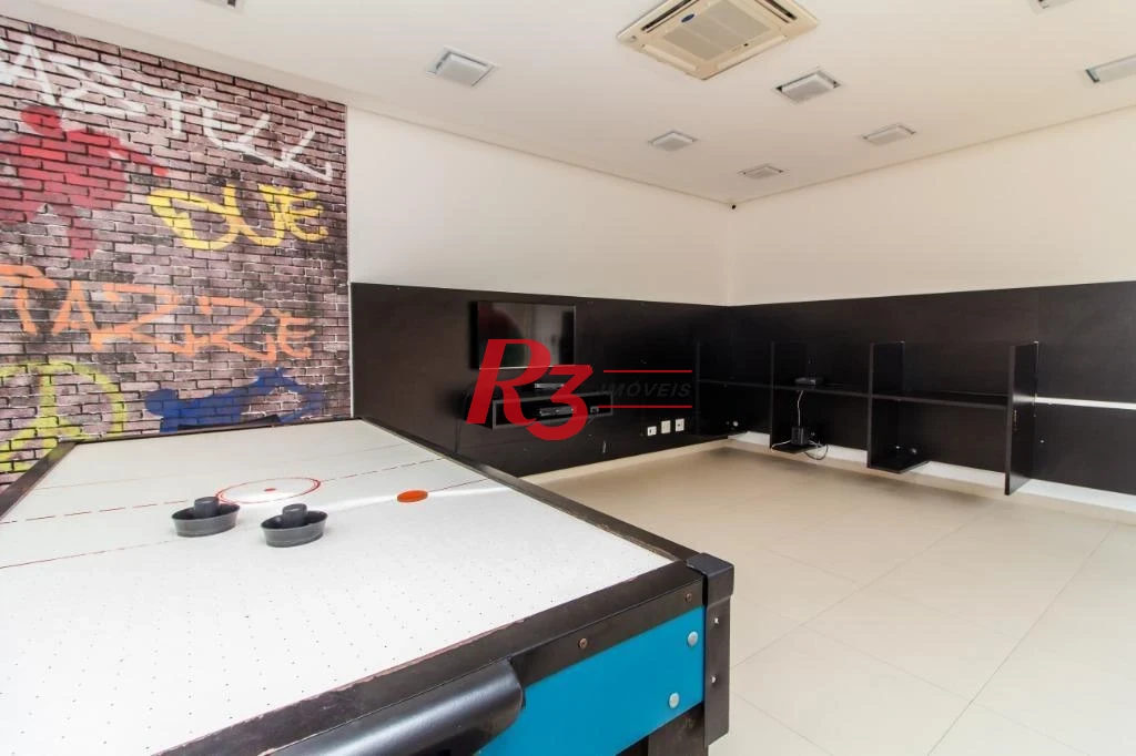 Apartamento com 2 dormitórios para alugar, 109 m² por R$ 7.500,00/mês - Gonzaga - Santos/SP