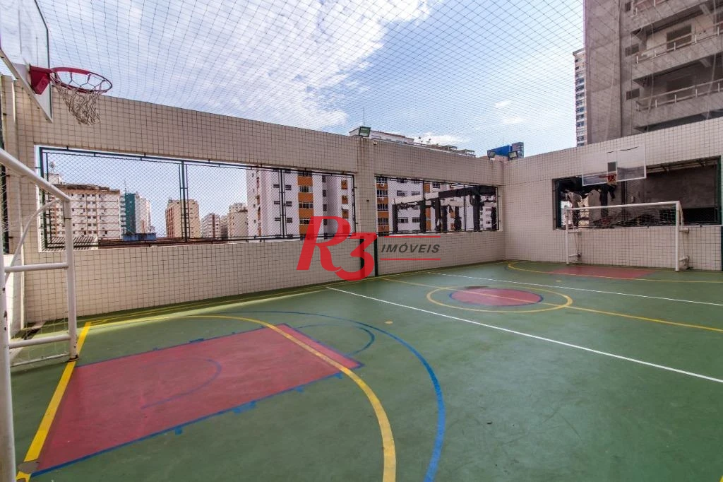 Apartamento com 2 dormitórios para alugar, 109 m² por R$ 7.500,00/mês - Gonzaga - Santos/SP